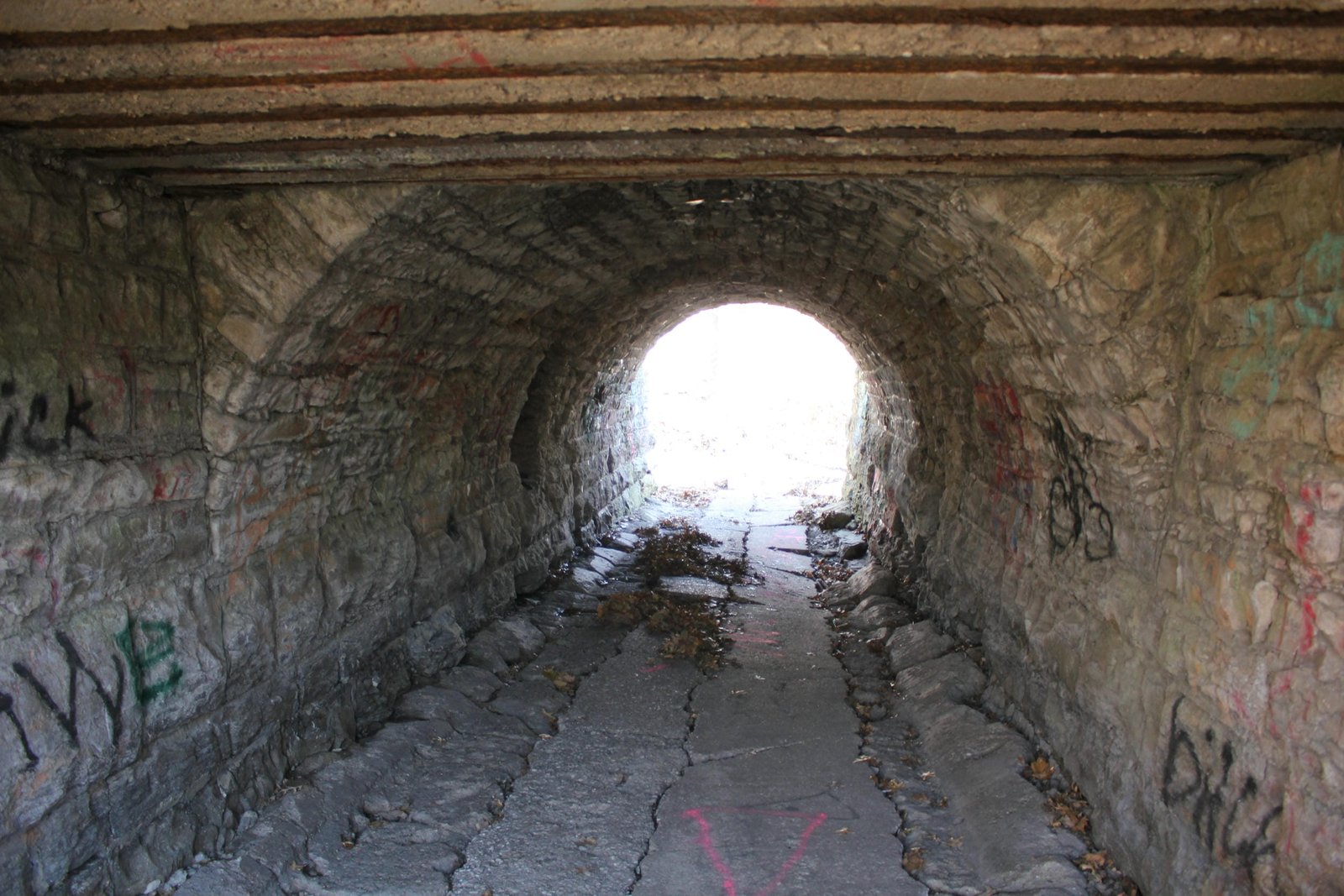 Under bridge